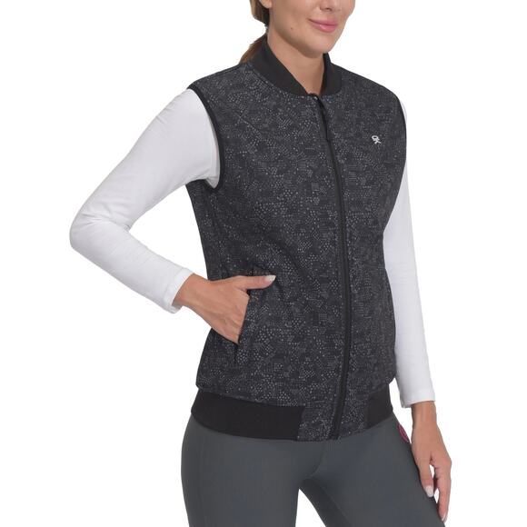 Little Donkey Andy Women's Large Black Softshell Fleece Lined Golf Vest HR7-32 - Picture 1 of 9